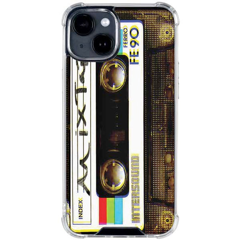 Old Mixtape iPhone 15 Clear Case