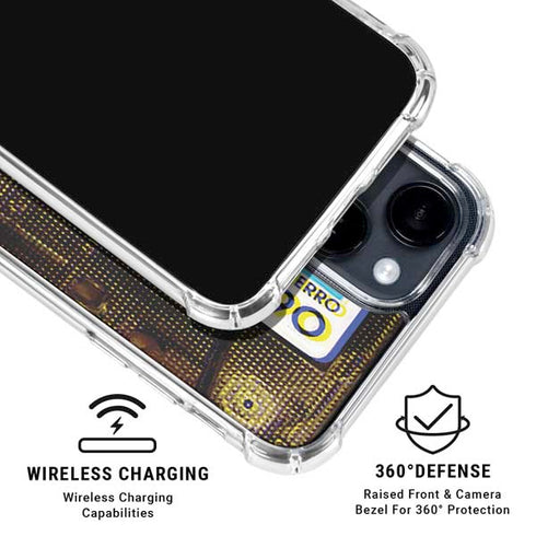 Old Mixtape iPhone 15 Clear Case