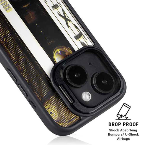 Old Mixtape iPhone 15 Kickstand Case