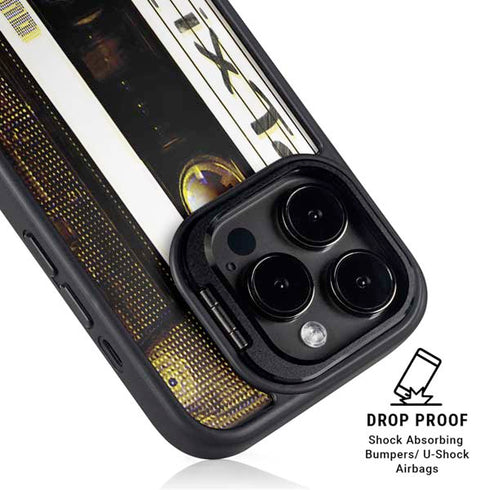 Old Mixtape iPhone 15 Pro Max Kickstand Case