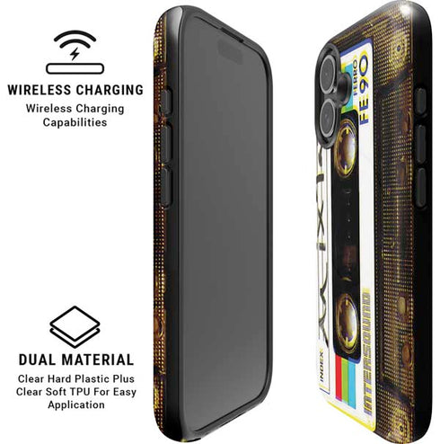 Old Mixtape iPhone 16 Plus Magsafe Impact Case