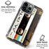 Old Mixtape iPhone 16 Pro Max Clear Case