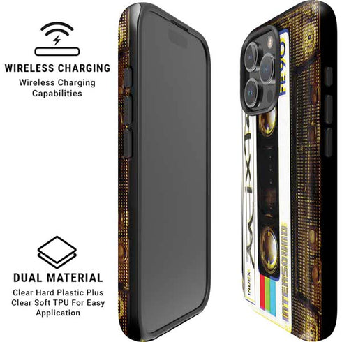Old Mixtape iPhone 16 Pro Max Magsafe Impact Case