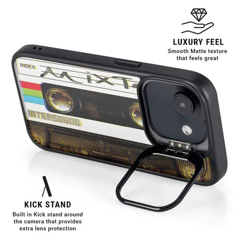 Old Mixtape iPhone 16e Kickstand Case