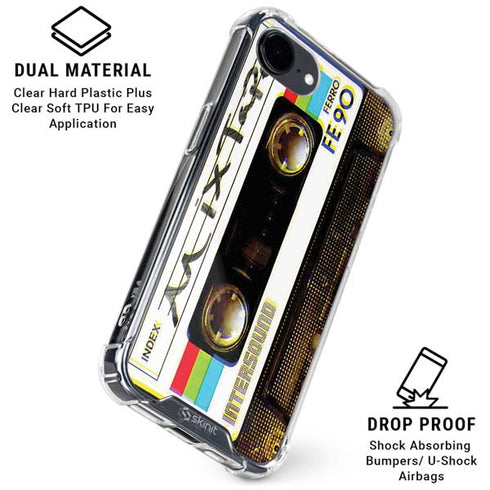 Old Mixtape iPhone 16e Clear Case