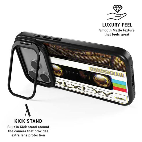 Old Mixtape iPhone 17 Pro Max Kickstand Case