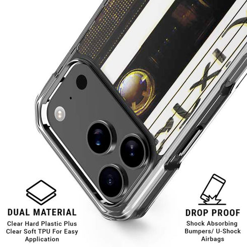 Old Mixtape iPhone 18 Pro Clear Case