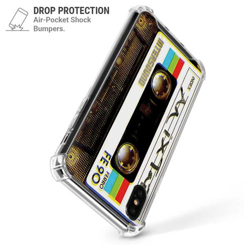 Old Mixtape iPhone X/XS Clear Case