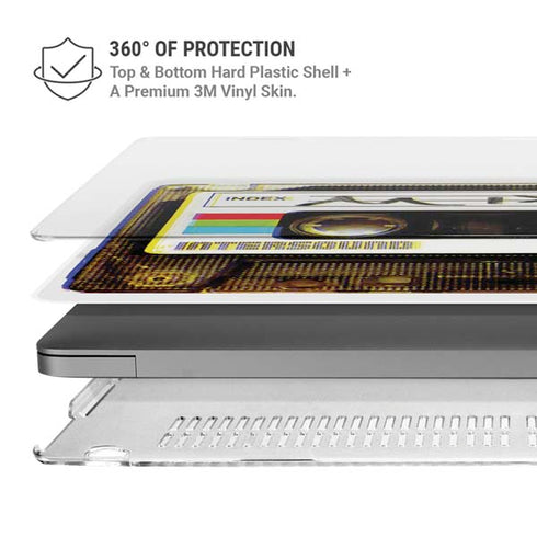 Old Mixtape MacBook Pro 14in (2021-24) Case plus Skin