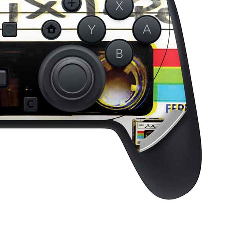 Old Mixtape Nintendo Switch 2 (2025) Pro Controller Skin