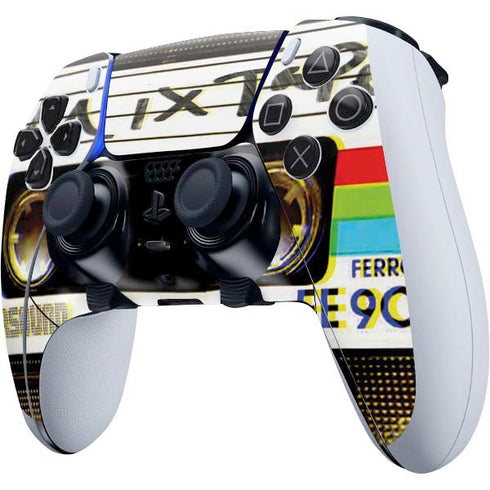 Old Mixtape PS5 DualSense Edge Pro Controller Skin