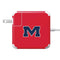 University of Mississippi Ole Miss Logo Red 85W Power Adapter (15 and 17 inch MacBook Pro Charger) Skin