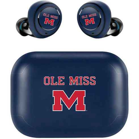 University of Mississippi Ole Miss Blue Amazon Echo Buds Skin
