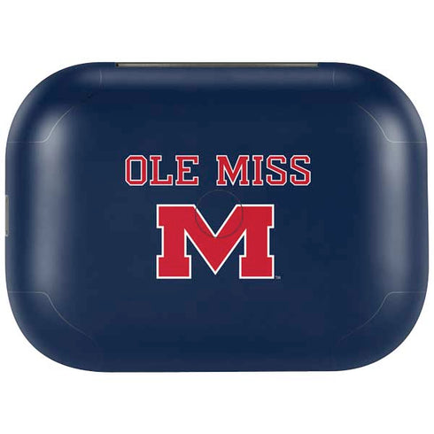 University of Mississippi Ole Miss Blue Amazon Echo Buds Skin