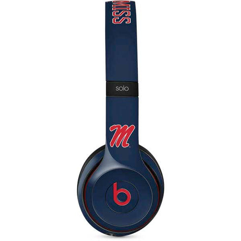 University of Mississippi Ole Miss Blue Beats Solo 3 Wireless Skin
