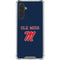 University of Mississippi Ole Miss Blue Galaxy A17 Clear Case