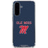 University of Mississippi Ole Miss Blue Galaxy A36 5G Clear Case