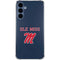 University of Mississippi Ole Miss Blue Galaxy A55 5G Clear Case