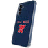 University of Mississippi Ole Miss Blue Galaxy A55 5G Clear Case