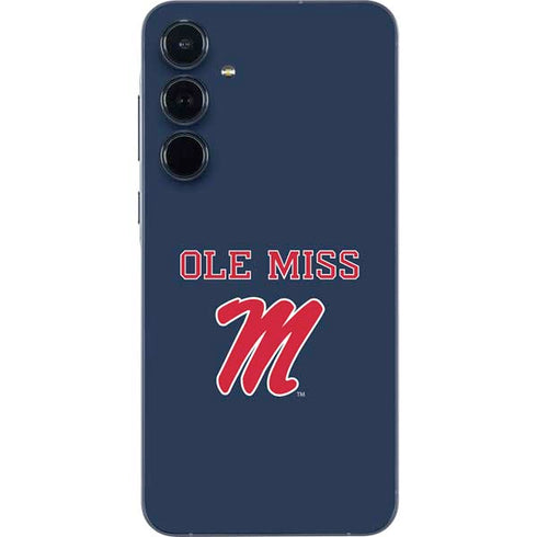 University of Mississippi Ole Miss Blue Galaxy A55 5G Skin