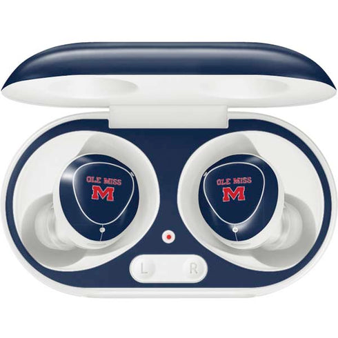 University of Mississippi Ole Miss Blue Galaxy Buds Plus Skin