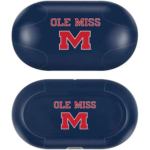 University of Mississippi Ole Miss Blue Galaxy Buds Plus Skin