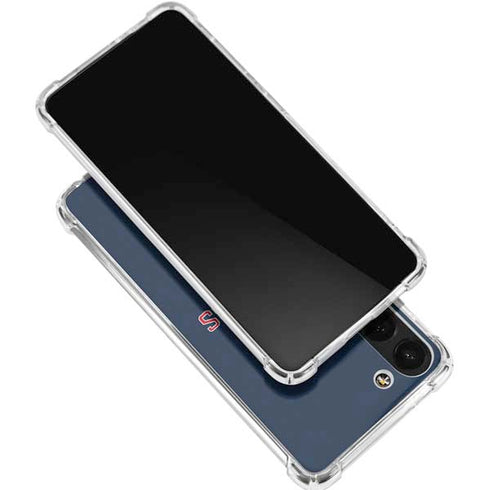 University of Mississippi Ole Miss Blue Galaxy S24 FE Clear Case