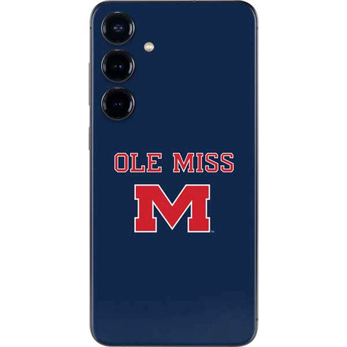 University of Mississippi Ole Miss Blue Galaxy S25 Plus Skin