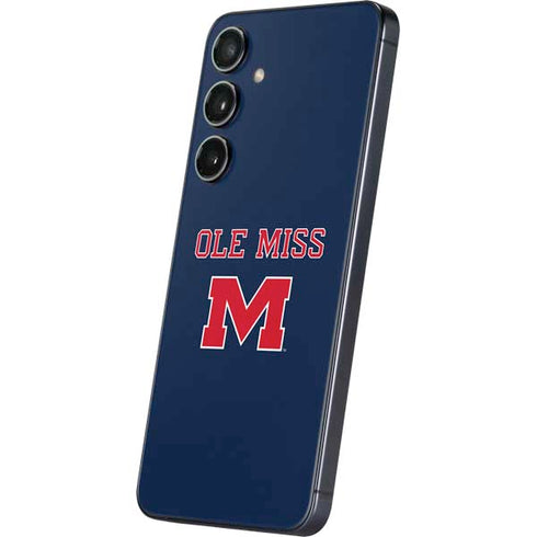 University of Mississippi Ole Miss Blue Galaxy S25 Skin