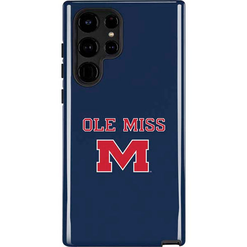 University of Mississippi Ole Miss Blue Galaxy S25 Ultra Impact Case