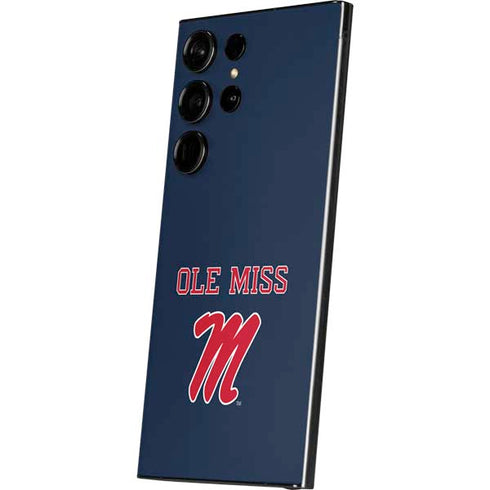 University of Mississippi Ole Miss Blue Galaxy S25 Ultra Skin