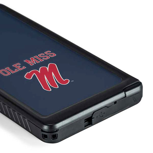University of Mississippi Ole Miss Blue Galaxy S24 Ultra Waterproof Case