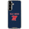 University of Mississippi Ole Miss Blue Galaxy S26 Clear Case