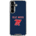 University of Mississippi Ole Miss Blue Galaxy S26 Clear Case