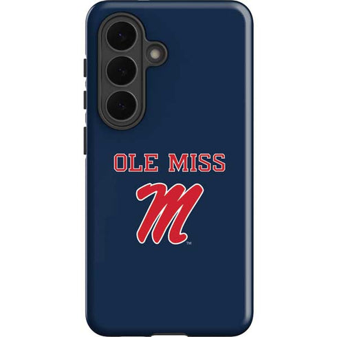 University of Mississippi Ole Miss Blue Galaxy S26 Impact Case