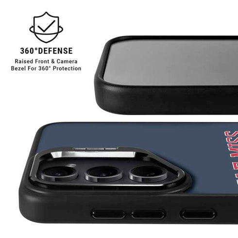 University of Mississippi Ole Miss Blue Galaxy S26 Kickstand Case