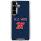 University of Mississippi Ole Miss Blue Galaxy S26 Plus Clear Case