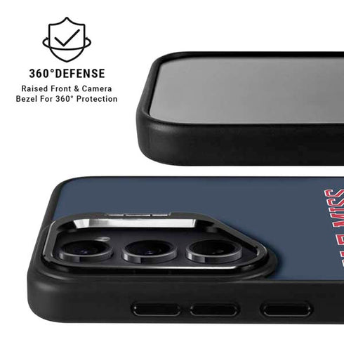 University of Mississippi Ole Miss Blue Galaxy S26 Plus Kickstand Case