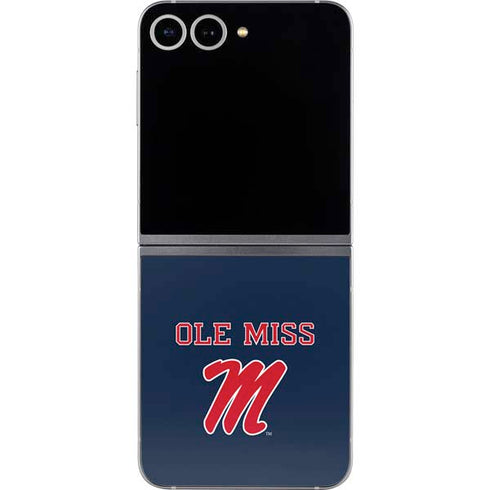 University of Mississippi Ole Miss Blue Galaxy Z Flip6 Skin