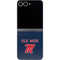 University of Mississippi Ole Miss Blue Galaxy Z Flip6 Skin