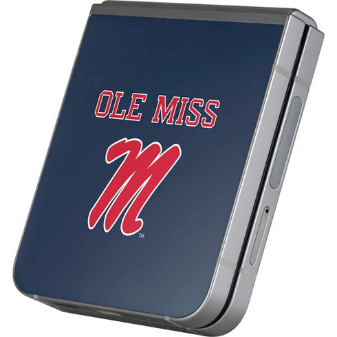 University of Mississippi Ole Miss Blue Galaxy Z Flip6 Skin