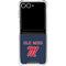 University of Mississippi Ole Miss Blue Galaxy Z Flip7 Clear Case