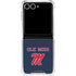 University of Mississippi Ole Miss Blue Galaxy Z Flip7 Clear Case