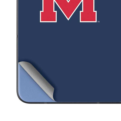 University of Mississippi Ole Miss Blue Galaxy Z Fold5 5G Skin