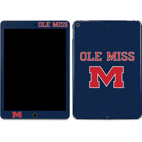 University of Mississippi Ole Miss Blue iPad Skins