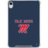 University of Mississippi Ole Miss Blue iPad 11th Gen (2025) Clear Case