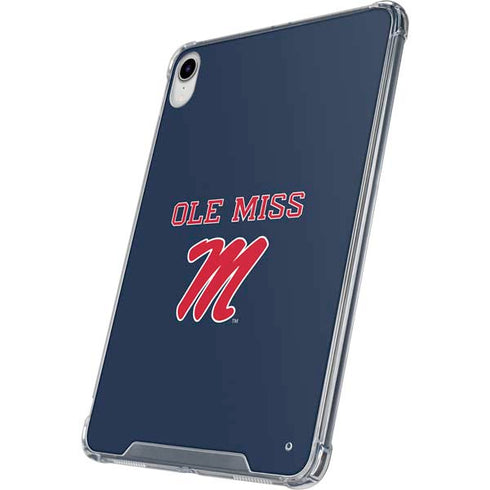 University of Mississippi Ole Miss Blue iPad 11th Gen (2025) Clear Case