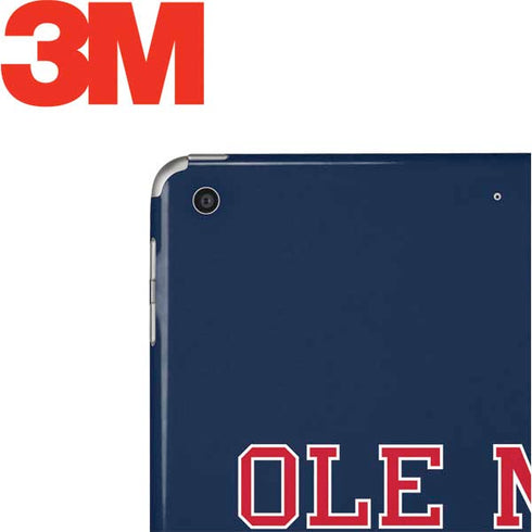 University of Mississippi Ole Miss Blue Apple iPad Skin