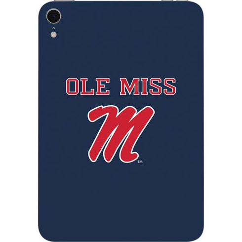 University of Mississippi Ole Miss Blue Apple iPad Mini Skin