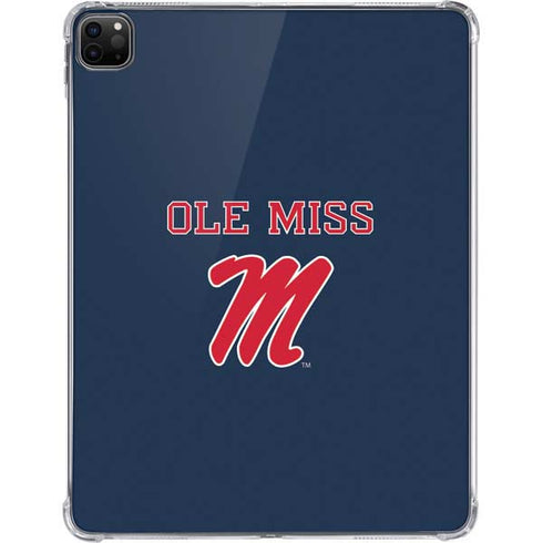 University of Mississippi Ole Miss Blue iPad Pro 11in (2024) Clear Case